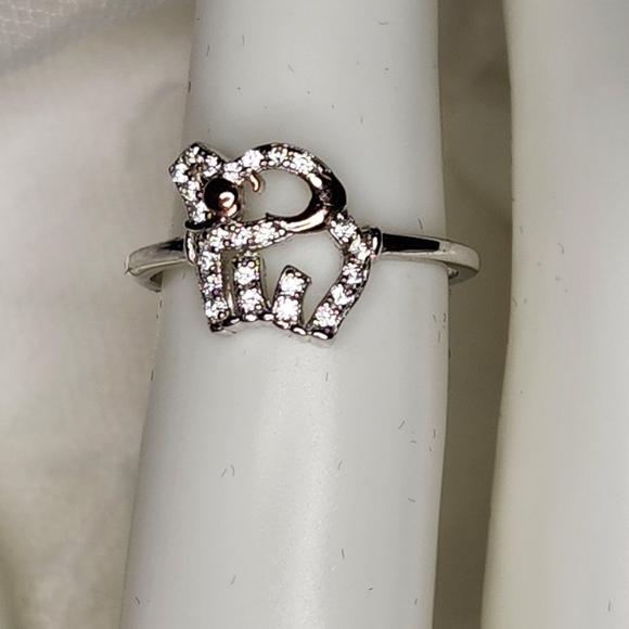 Elephant 🐘 Ring S925 Sterling Silver - Picture 1 of 1